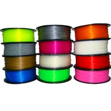MakerBot RepRap UP Mendel 27 colors Optional 3d printer filament PLA ABS 1 75mm 3mm 1kg