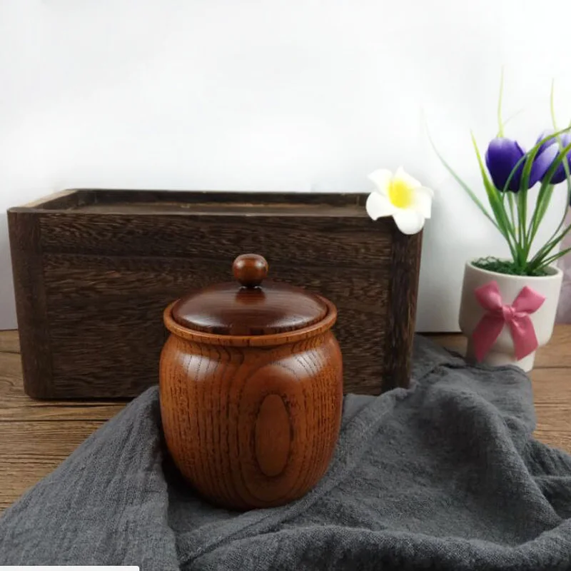 

Retro/natural/goods tidal shop/jujube wood/small storage solid wood whole wood one small tea pot 8*8.3cm