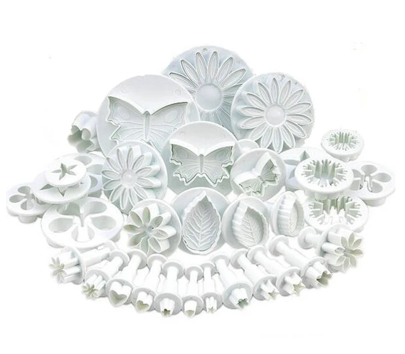 Fondant Cake Mold Set Flower Cake Decorating Tools Kitchen Baking Molding Kit Sugarcraft Making Mould For Cookie GYH