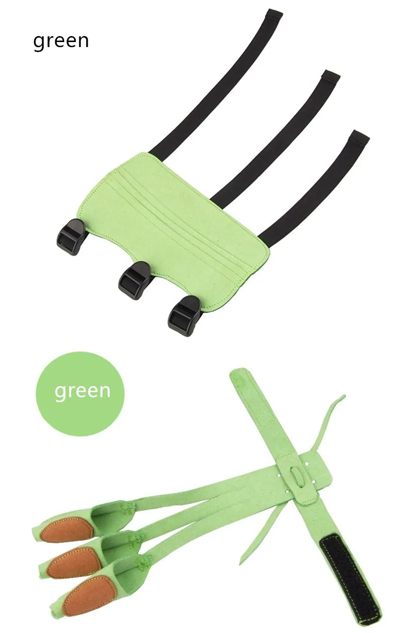 PG05 3 Finger Protective Glove & 3 Straps Arm Guard & Finger Tab (12)_