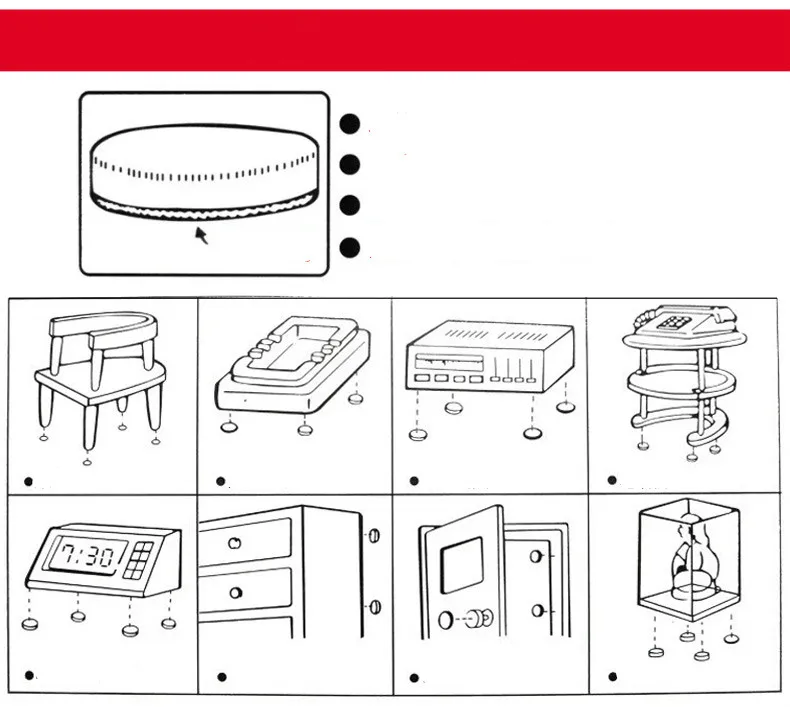 Мебель Средства ухода за кожей стоп протектор колодки столы и стулья ногу Шапки пластиковый коврик Нескользящая Защитная антискользящим