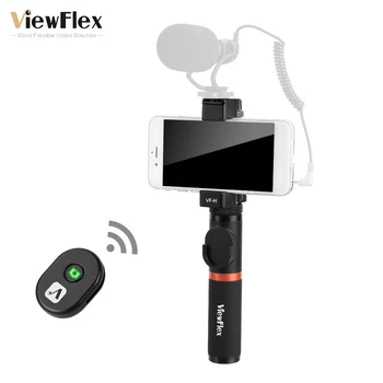 

ViewFlex Smartphone Hand Grip Handle Stabilizer Kit w/ Remote Control/ Hot Shoe Mount for iPhone X for Samsung Galaxy S8 Huawei