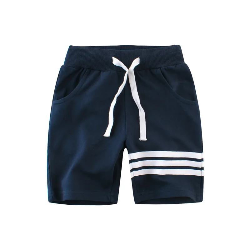 Summer Cotton Baby Boys Striped Shorts Children Beachwear Casual Printing Beach Shorts For Age 2-10 Years Old