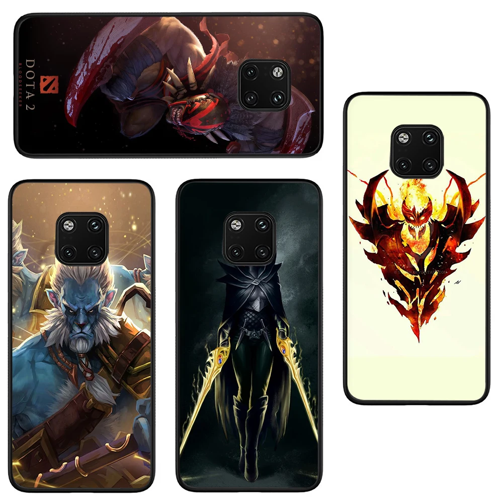 Dota 2 Heros Мягкий силиконовый чехол для телефона Huawei P8 P9 P10 P20 Mate 10 20 30 Pro Lite Plus Mini P Smart Z