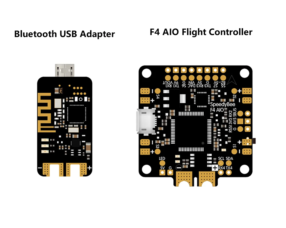 

RunCam Speedybee Bluetooth USB Adapter Support STM32 / Cp210x USB Plug compatible with F3 / F4 / F7 Flight Controller for FPV Dr