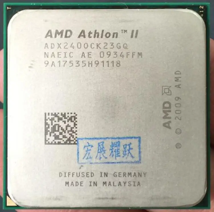 Двухъядерный процессор AMD Athlon II X2 240X240 для настольных ПК процессор AM3 938 cpu