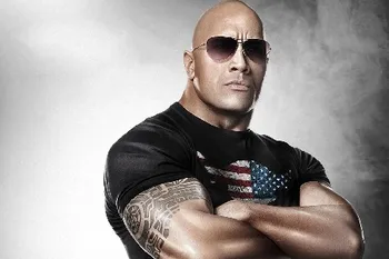 

Dwayne Johnson,Tooth Fairy - movie silk fabric cloth Poster Print wall pictures for living room 018