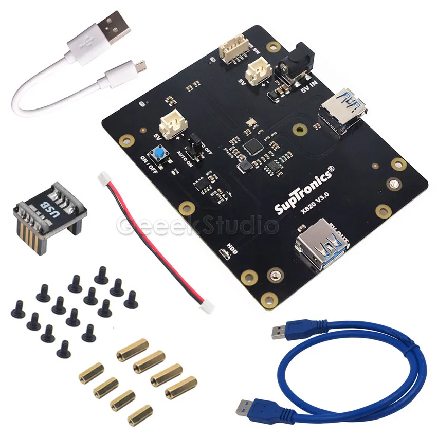Raspberry Pi X820 V3.0 2.5 inch SATA HDD/SSD Storage Expansion Board