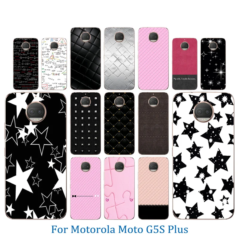 Чехол для телефона 3D 5 дюймов Motorola Moto G5S Plus Мягкая силиконовая задняя крышка