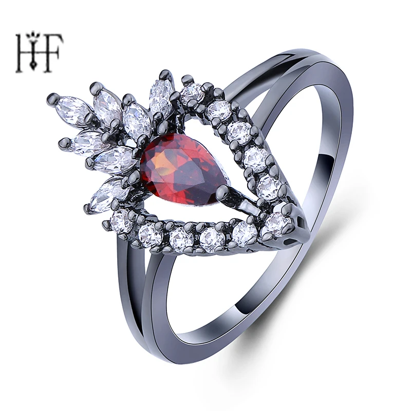 

Wholesale Mysterious Red CZ & Purple Silver Color Ring Size 6 7 8 9 10 Fashion New Jewelry AAA Rings Free Shipping