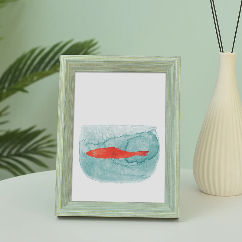 

6 Colors Photo Frame Creative Wall Hanging Personality Simple Photo Frame 5'' 6''7'' 8'' 10'' 12'' Wall Photo Frames With Card