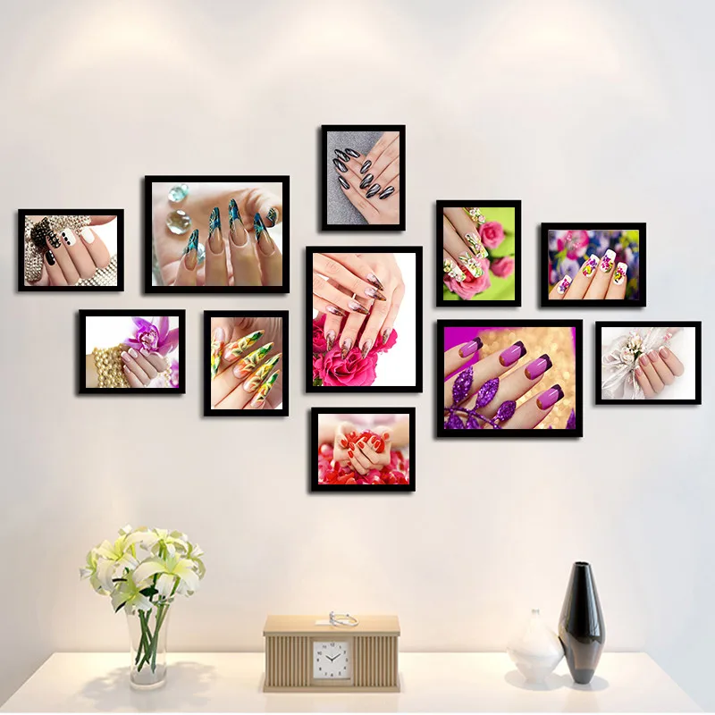 

Modern Fashion Beauty Art Canvas Painting Prints Makeups Nail Poster Wall Pictures For Makeup Shop Living Room Home Decor PD0212