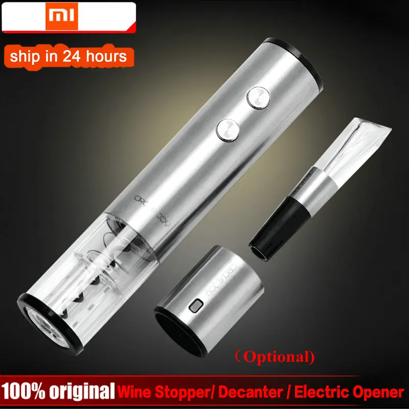 

XIAOMI Mijia Wine Stopper/ Wine Decanter / Electric Opener Bottle optional Round Stainless Steel Wine Corks smart original gift
