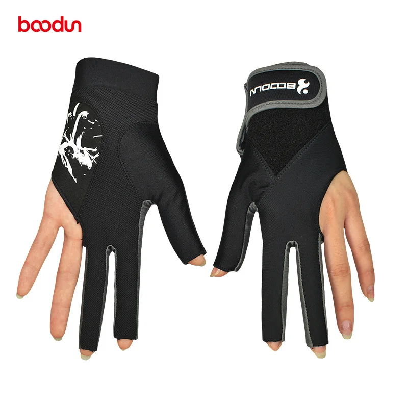 

Boodun 1Pcs Billiard Pool Shooters 3 Fingers Gloves Both Left And Right Hand Billiard Gloves Snooker Gloves Billiard Accessories
