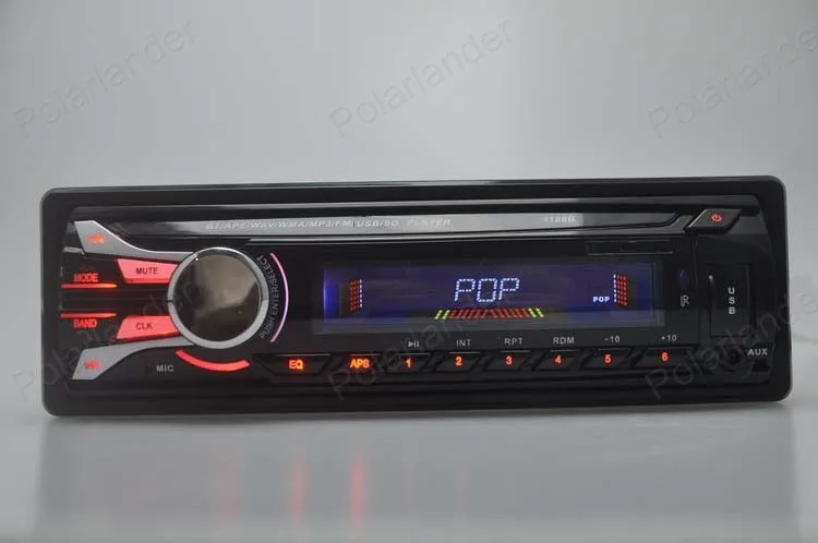 Авторадио автомобильный MP3 аудио плеер Bluetooth USB SD телефон съемный в 1 din отдельная Передняя панель радио кассетный плеер