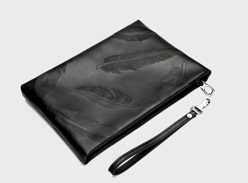 PURANI/известный бренд, деловая кожаная мужская сумка-клатч, большой емкости, черная длинная удобная сумка на молнии, мужской кошелек, держатель для карт, портмоне