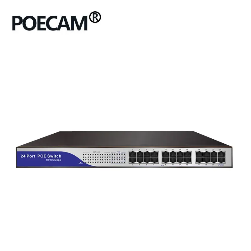 Номер порта 24 Poe коммутатор производитель лучший бренд poe 48 в источник питания для