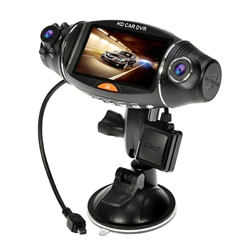 SIYAA R310 автомобиля Камера DVR Регистраторы 2 7 дюймов 1080 P HD 1 двойной объектив заднего