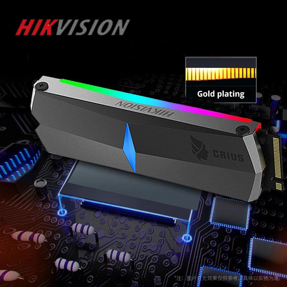 HIKVISION RGB SSD M2 1 ТБ NVMe PCIe 512 ГБ 256 3500 МБ/с. красочные светильник Внутренний
