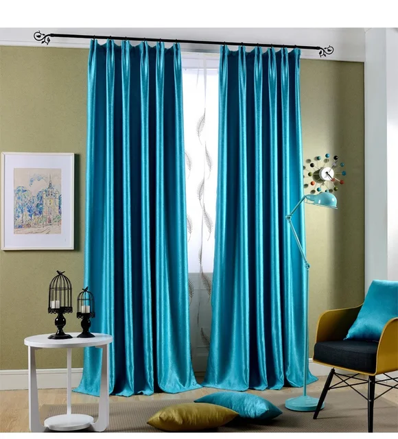 Hoge kwaliteit Actieve en verven pure kleur Venster Blackout gordijn ... Hoge kwaliteit Actieve en verven pure kleur Venster Blackout gordijn ...