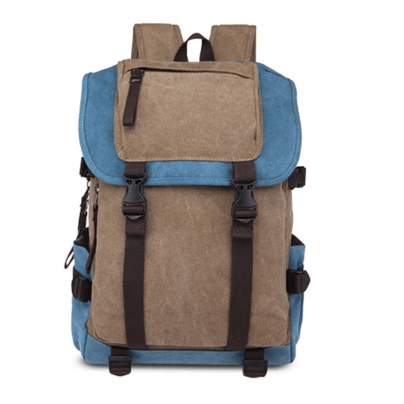 

New Canvas Bagpack Fashion Men Waterproof Backpack Travel Casual Laptop Back Pack Schoolbag Student Computer Bags Bagpack