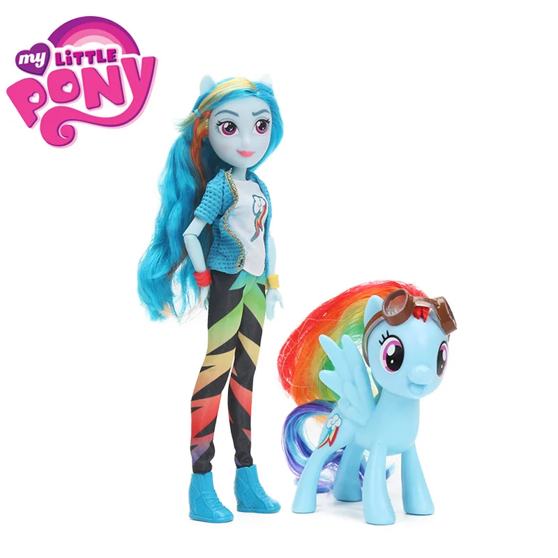 2 шт./компл. игрушки My Little Pony 8 см 28 Equestria для девочек Apple Jack Rarity ПВХ фигурка пони