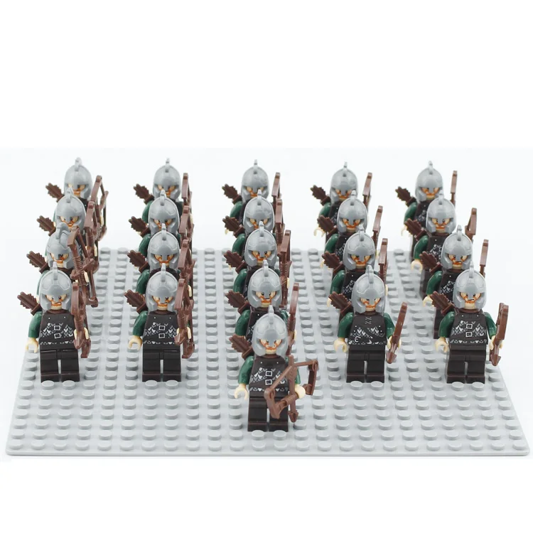 

Brand NEW 21PCS /LOT Rohan Archer Lord of the Rings The Battle Of Helm's Deep mini doll fig 9471 Block kids Christmas toy