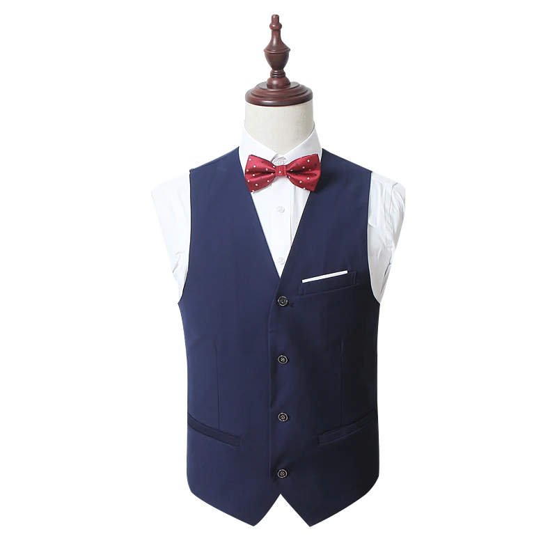 Buy Formal Mens Black Dress Suit Vest Plus Size M 6XL