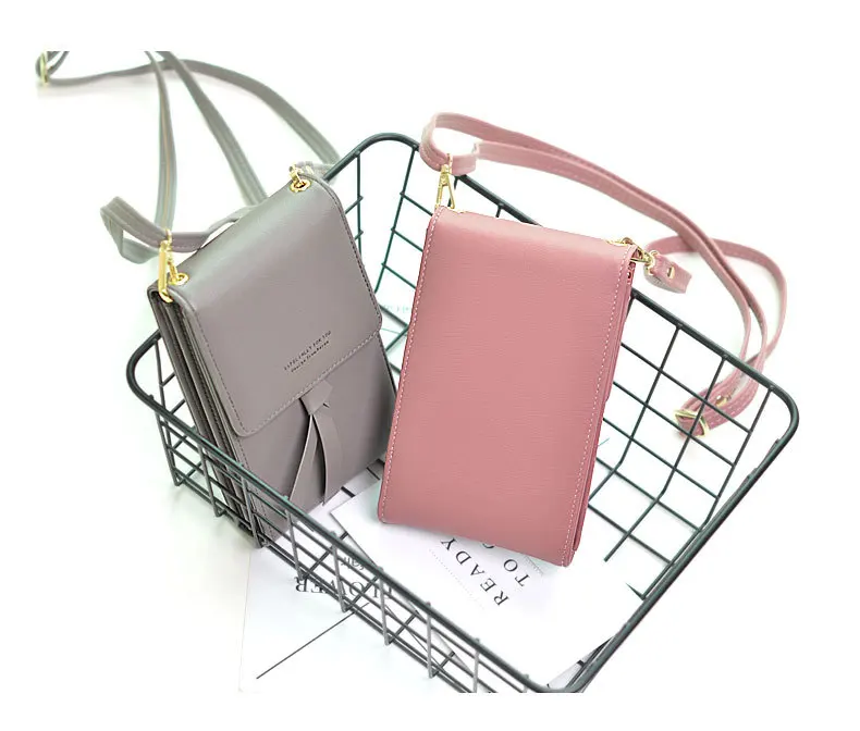 glass flip cover Women New Handbags Fashion Design Shoulder Messenger Bag Trendy Travel Wallet for iPhone 11 PRO MAX X XR XS 7 8 PLUS Crossbody phone card case