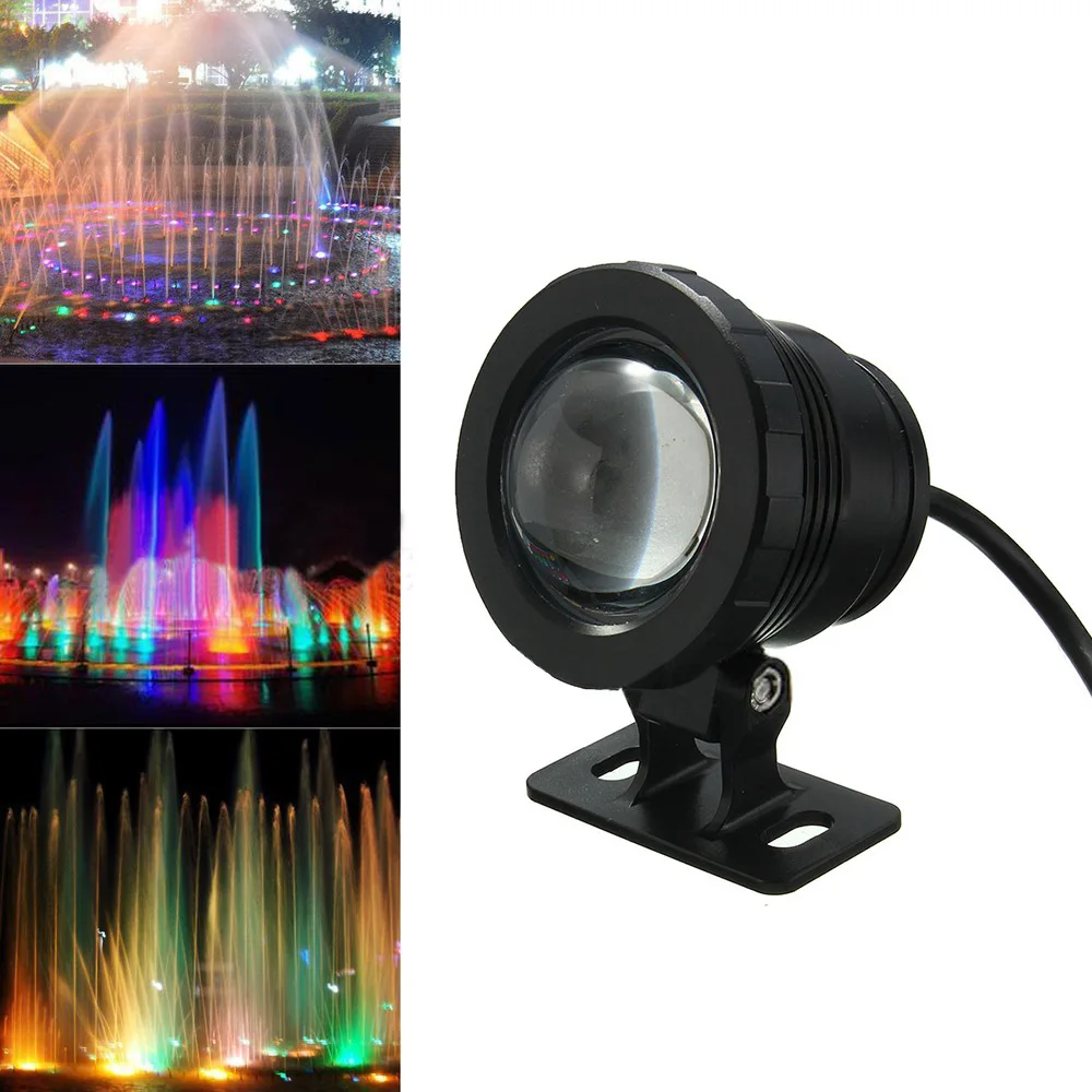 Цветная(RGB) светодиодная подводная лампа IP65 Водонепроницаемый бассейн, пруд аквариума аквариумный светодиодный фонарь лампа с пультом дистанционного управления