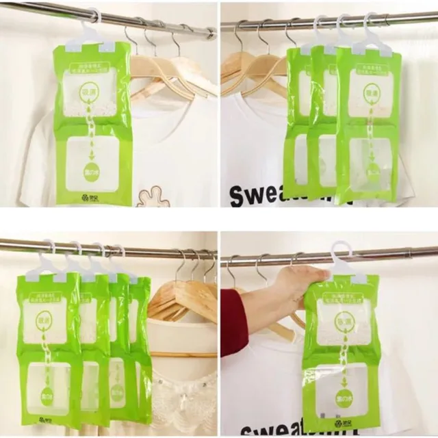 Anti Mold Desiccant Bag Wardrobe Hanging Moisture Bags Kitchen Bathroom