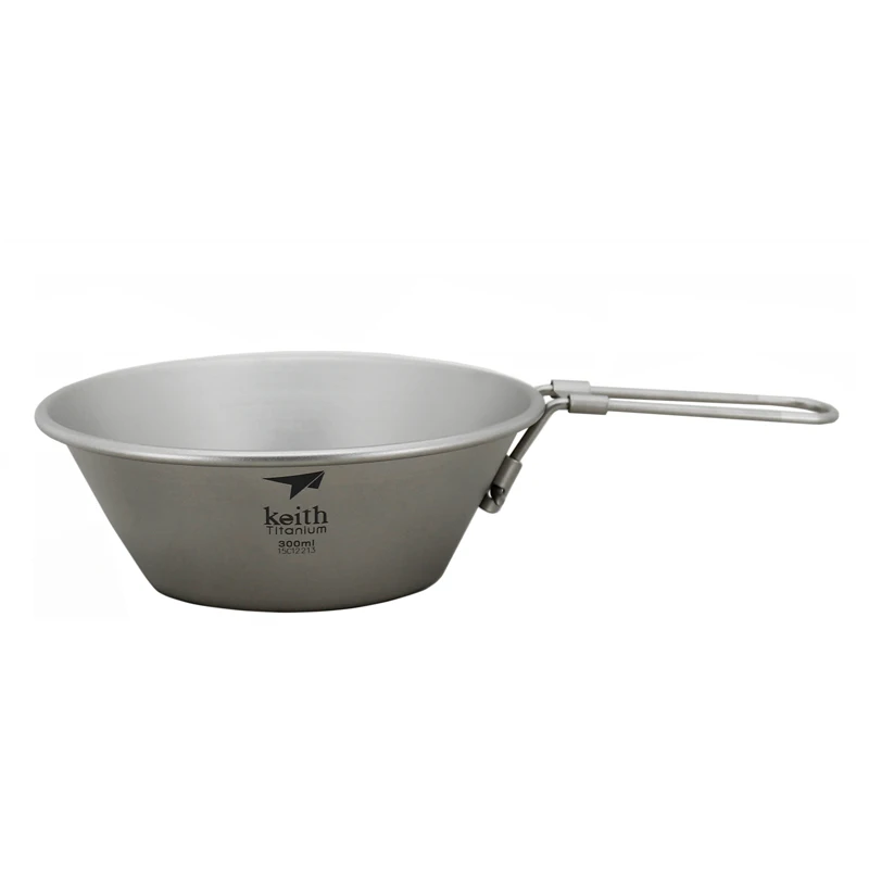 Keith Titanium tazón camping tazón 300 ml 47g Ti5320