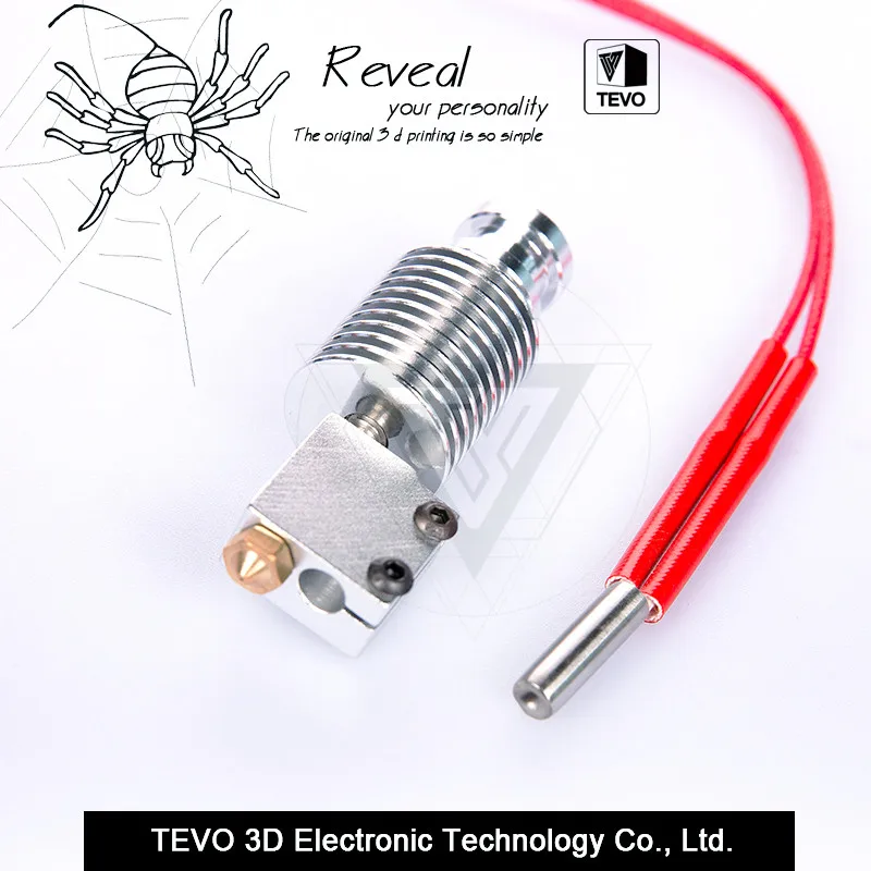 TEVO 3d принтер Hotend для тарантула Hotend наборы для Торнадо вулкан Hotend для маленького монстра для вспышки