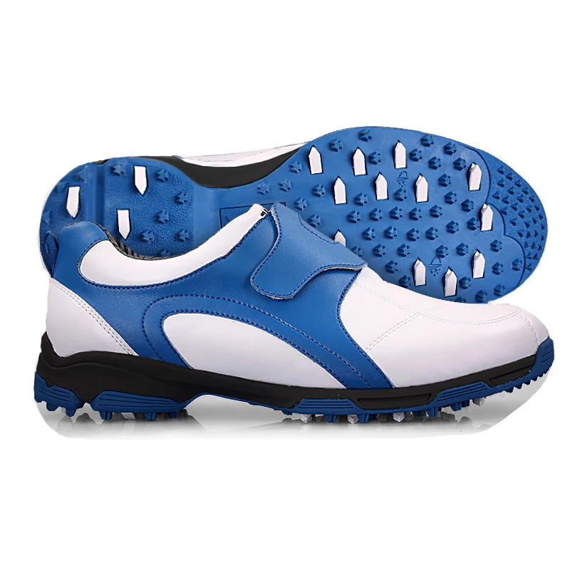 

Brand PGM Mens Golf Sports Shoes Sneakers with Hook Loop Light weight & Spikes & Breathable & Steady & Waterproof