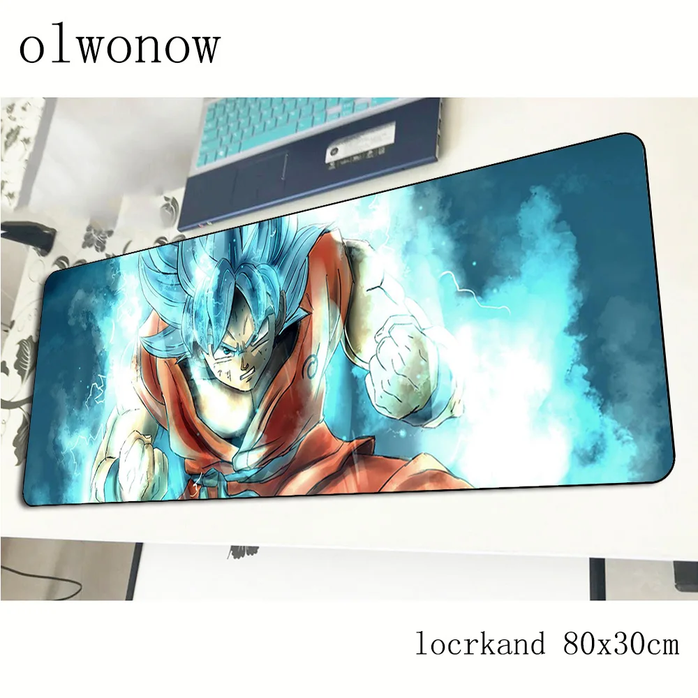  Dragon Ball mousepad 80x30cm Boy Gift gaming mouse pad big gamer mat anime game computer desk padmo