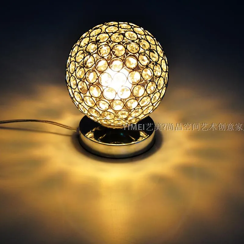 

Special simple modern crystal induction touch wedding warm bed bedroom head lamp with adjustable light