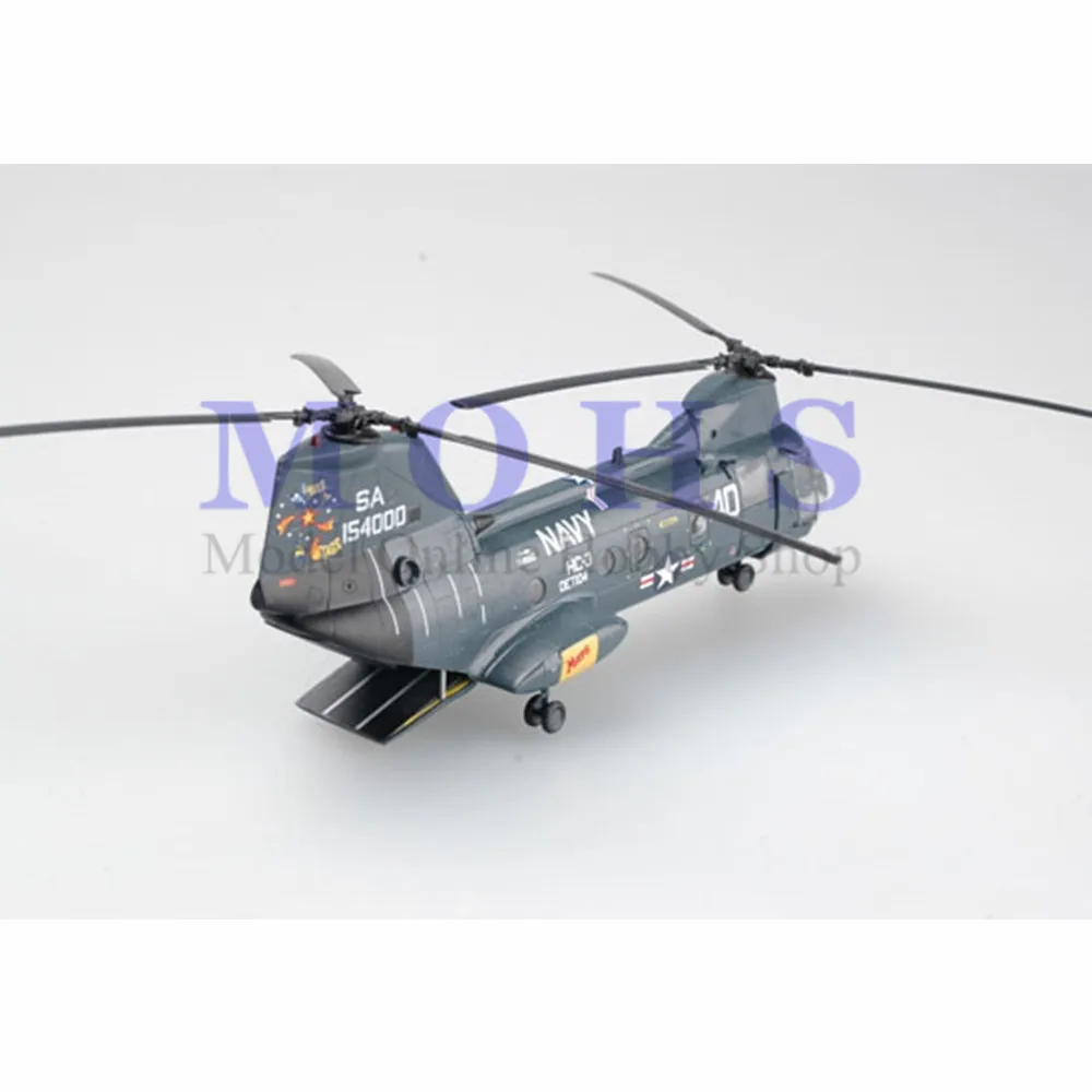 

EASY MODEL Assembled Model Finished Scale Model Scale Helicopter 37001 CH-46D HC-3 DET-104 Sea Knight Helicopter