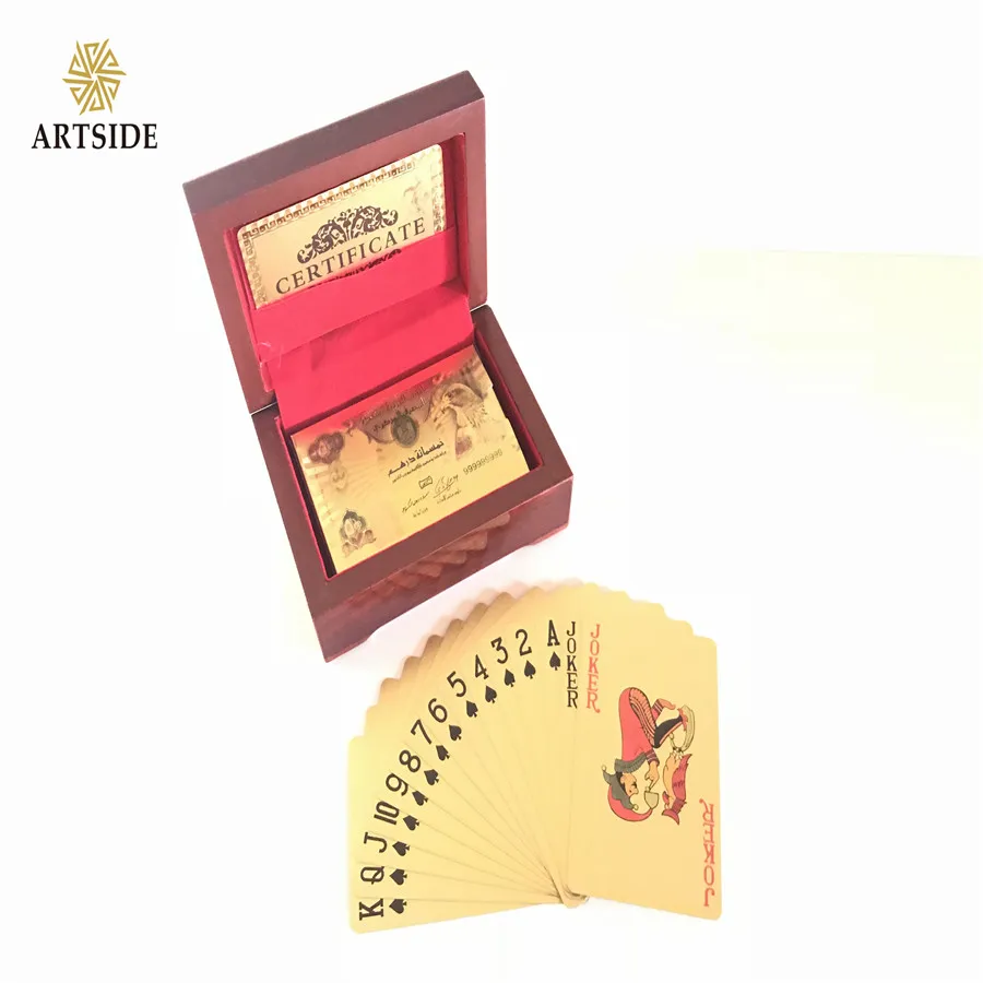 Серебряный Фольга покрытием игральные карты полная колода ОАЭ обратно в покер карты