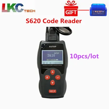 

10pcs/lot DHL FREE New Arrival S620 Code Reader Scanner Tool AUTOP S620 OBDII EOBD Code Reader Auto Diagnostic Scanner Tool