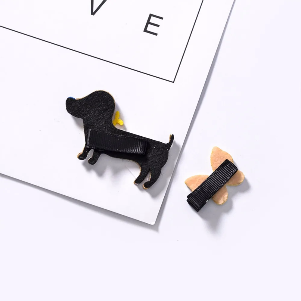 5PCS/Lot Sequin Hair Clips for Girls Kids Women Hairpin Barrettes Cartoon Animal Hairgrip Headwear Accessories Drop Shipping