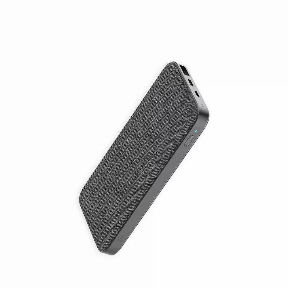 Xiaomi ZMI QB910 10000mAh power Bank type-C 2-way 18W быстрая зарядка портативный внешний аккумулятор usb-хаб для iPhone-темно-серый