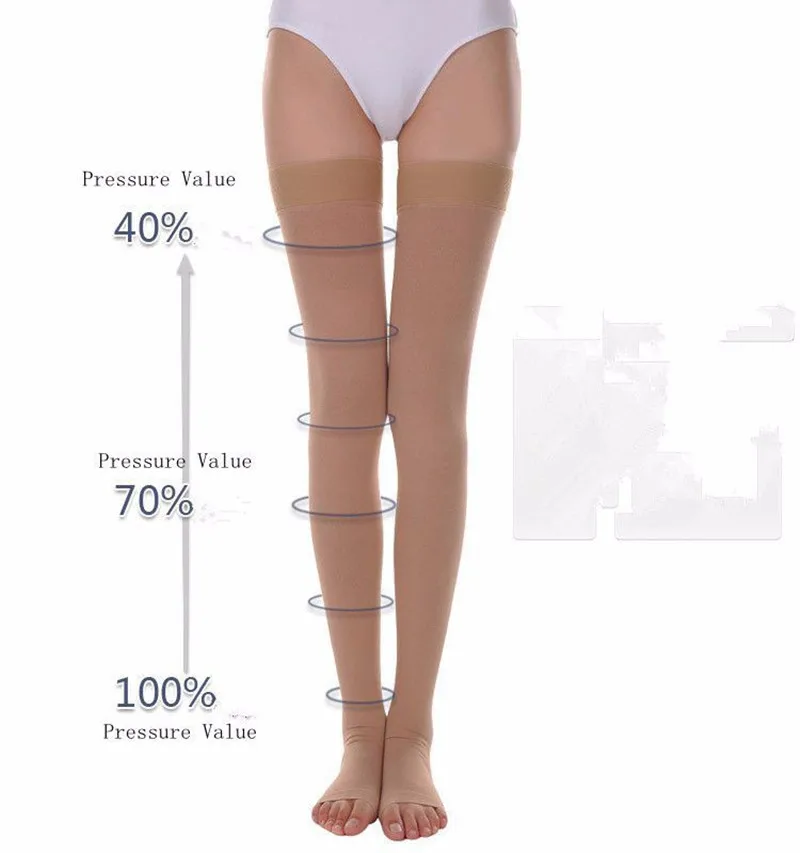 Anti Fatigue medical Gradient Compression Stockings for varices