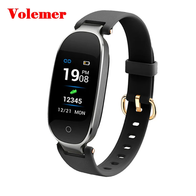 

Volemer S3 plus Smart Bracelet Activity Tracker Fashion Women Bracelet Color Screen Fitness Tracker Smart Wristband for Sport