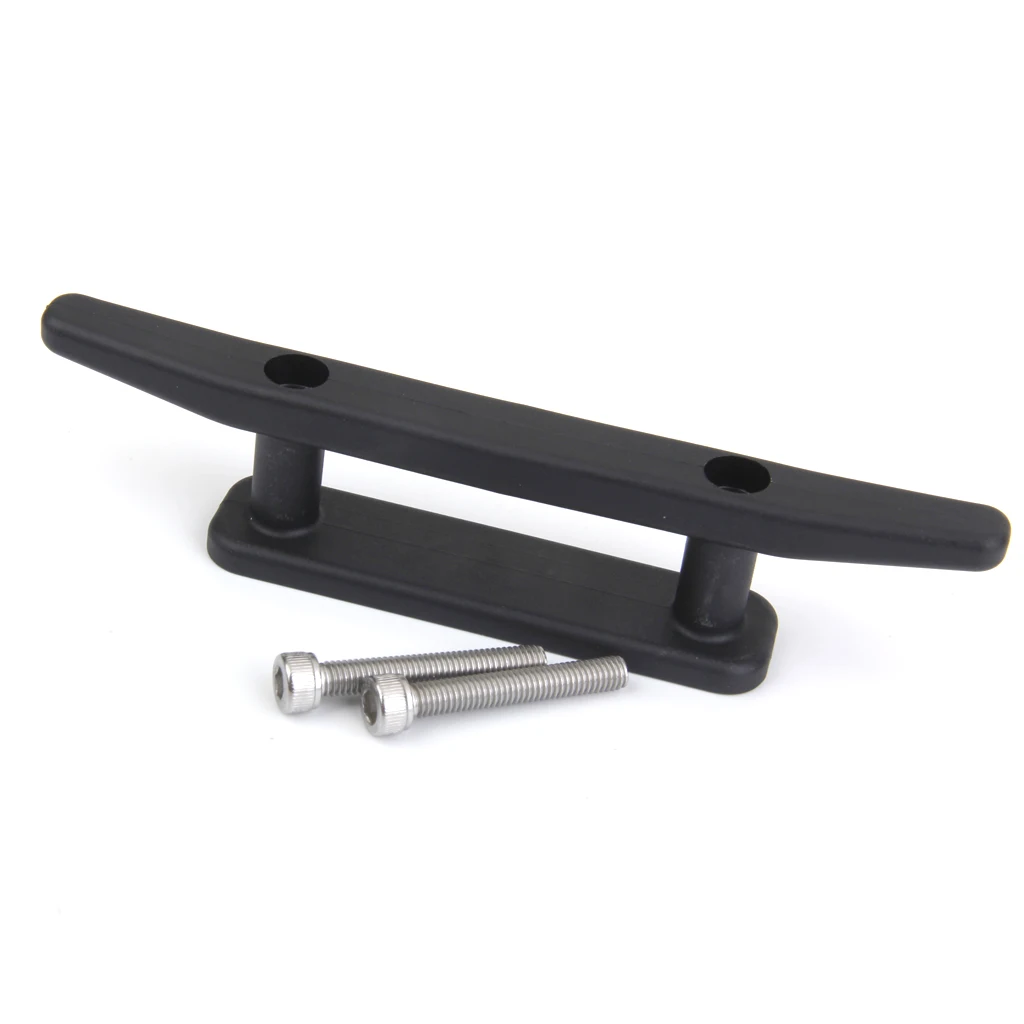 Black Nylon Marine Boat Dock Fixed Anchor Cleat Kayak Canoe Accessory