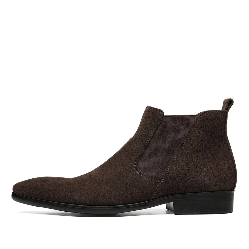 suede dress boots mens