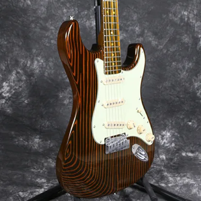 

Free shipping Starshine Standard ST ELectic Guitar Alnico Pickups Bone Nut Cream Pickguard CNC Made