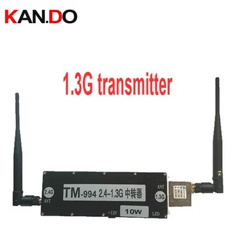 

10W CCTV transfer server video relay 2.4G to 1.3G extender 1.3G transmitter wireless transmitter 2.4G transmission cctv parts