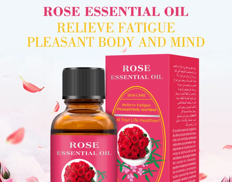 Продукт чистое растительное эфирное масло розовое массажное масло 30 мл термальное тело розовое эфирное масло для скребковая терапия Спа
