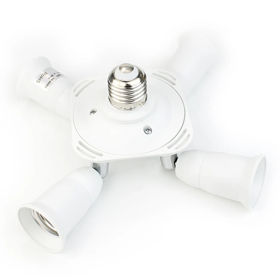 

E27 Lamp Holder Converter 360 Degrees Flexible Extended E27 1 to 1 / 3 / 4 / 5 Lamp Base Led Bulb Socket adjustable 90-240V