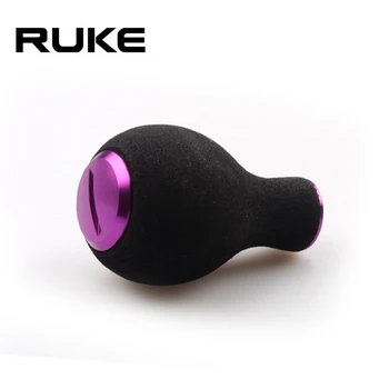 

Ruke Fishing Handle Knob, EVA Knob Bait Casting and Spinning Reel Cranking Handle Knob for Bearing 7*4*2.5mm Fishing Accessory